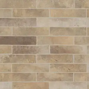 Matte Brick-Look Porcelain Field Tile in Flathead