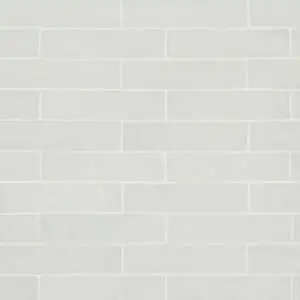 Matte Brick-Look Porcelain Field Tile in Glacier