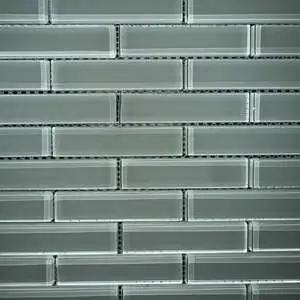 Sage Glass Brick Mosaic