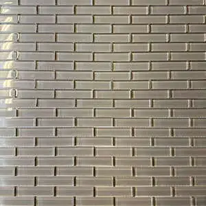 Grey Glass Brick Mosaic