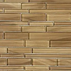 Honey Oak Glass Mosaic