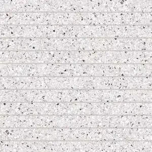 Mystere 1" x 12" Structured Porcelain Mosaic Tile in White