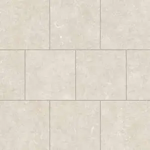 Soft Textured Matte Porcelain Offset Mosaic in Light