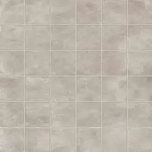 +One 2" x 2" Matte Porcelain Square Mosaic in Greige +One 2" x 2" Matte Porcelain Square Mosaic in Greige