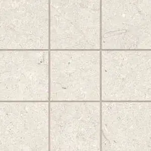 Poetry Stone 4" x 4" Matte Porcelain Mosaic in Ivory