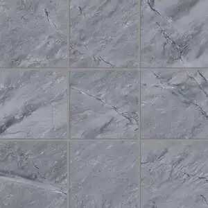Prati 4" x 4" Honed Porcelain Mosaic in Breccia Grey
