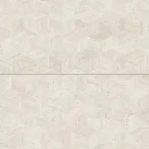 Sensi Roma 24" x 48" Satin Porcelain Cube Deco in Ivory