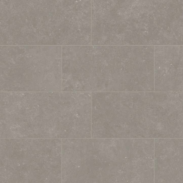 Bluerun Matte Porcelain Field Tile in Atlas Gray Field
