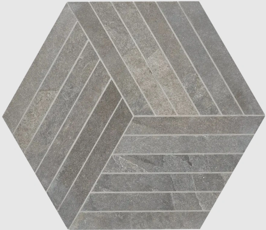 Canyon Grey Hex 16 x 18 Mesh
