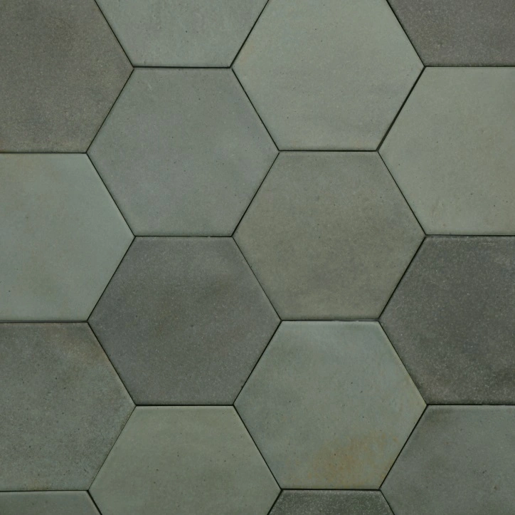 Celine 4" Hexagon Matte Porcelain Floor & Wall Tile in Sage