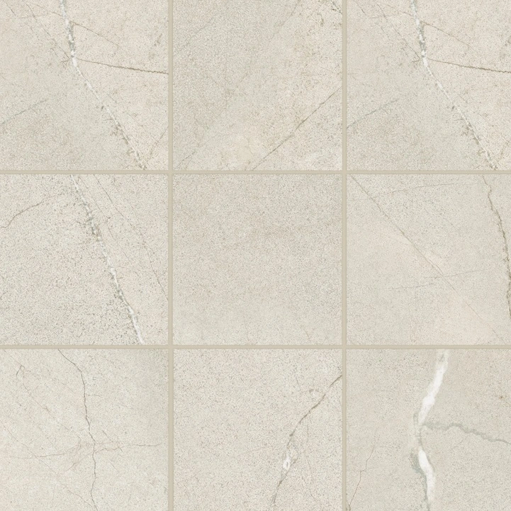 Crema Marfil 4" x 4" Satin Porcelain Mosaic