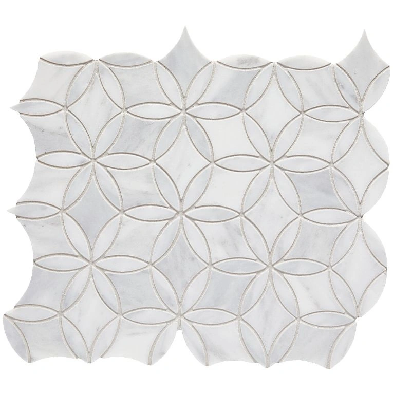 CS-Calacatta Gris Honed Flower Mesh