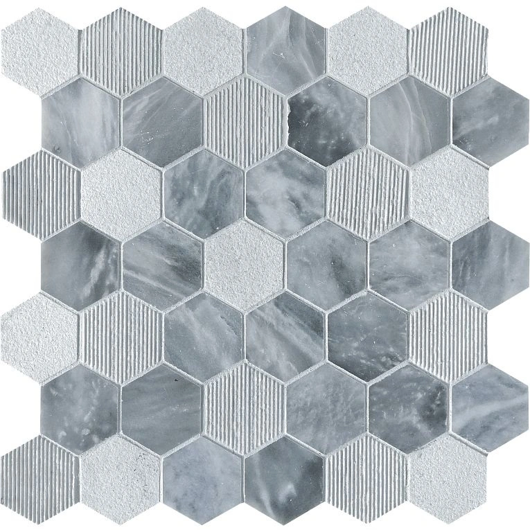 CS-D Blue Multi Finish 2 x 2 Hex Mesh