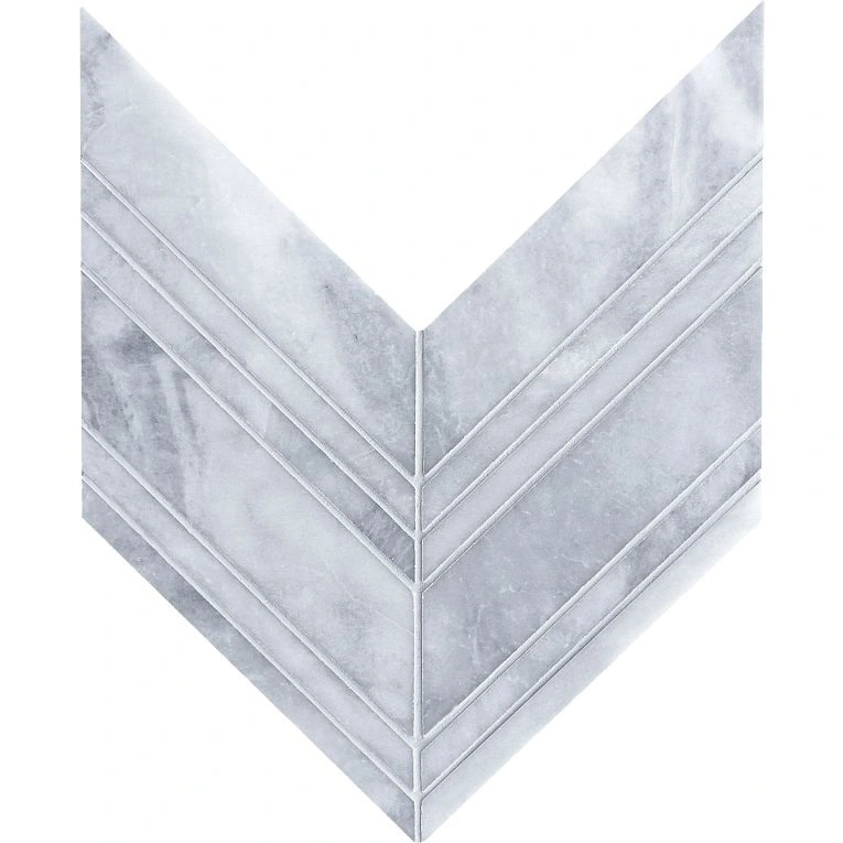 CS-Sky Blue Honed Chevron Mesh
