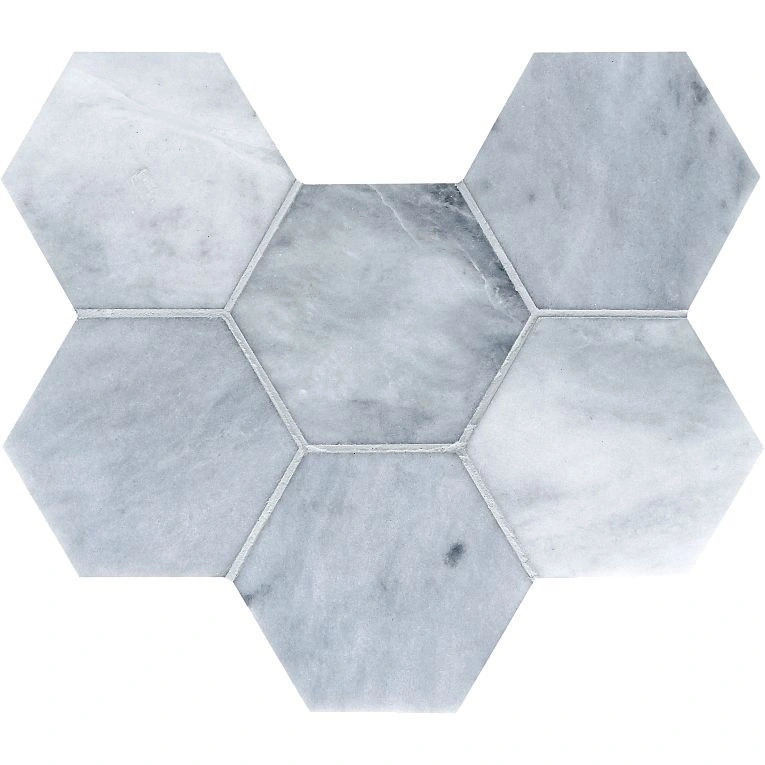 CS-Sky Blue Honed 4 Inch Hex Mesh