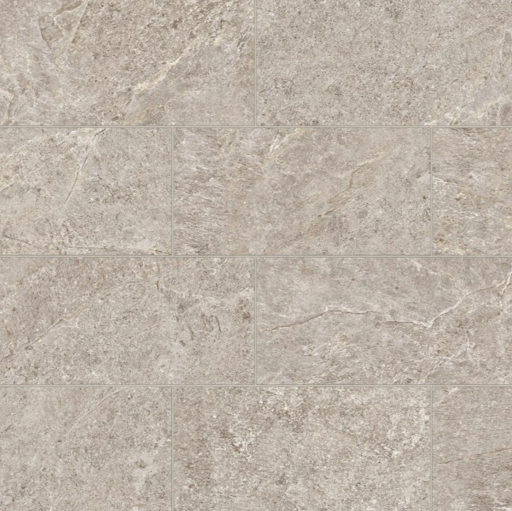 Farmhouse Living Matte Porcelain Field Tile in Pewter Field