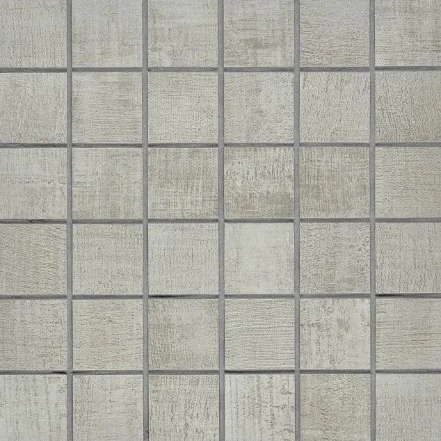 Fray Metal Gray 2 x 2 Mosaic Mesh