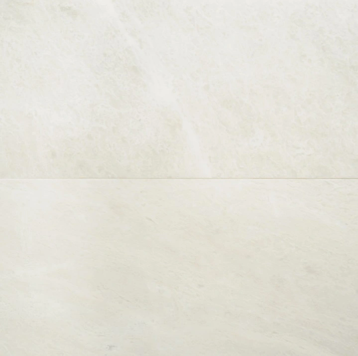 Iceberg White 12" x 24" Brushed Marble Field Tile