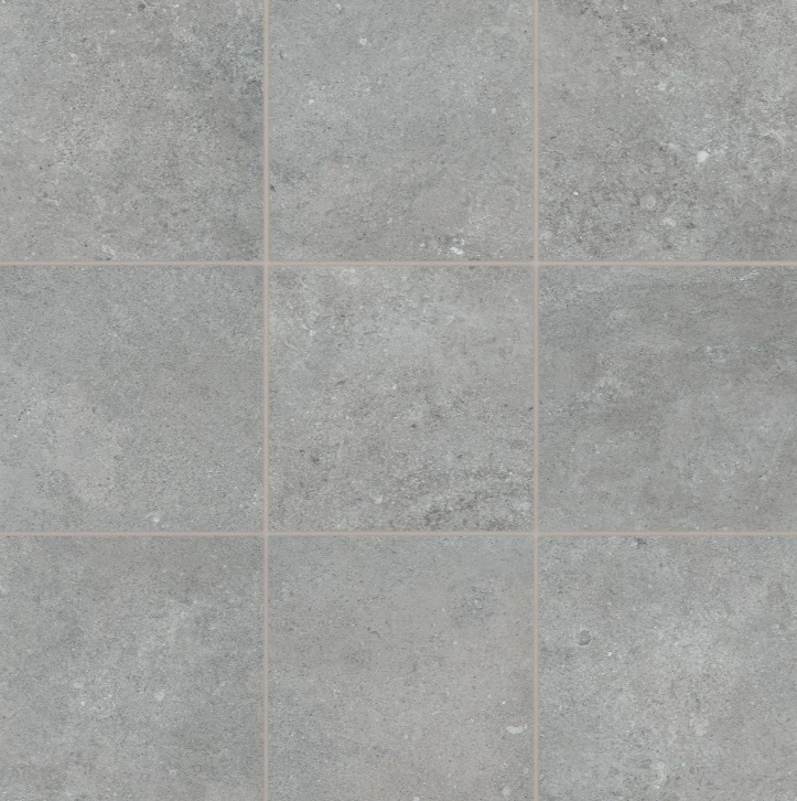 Ikonite 4" x 4" Honed Porcelain Mosaic in Grey