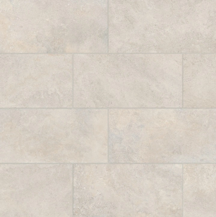 Honed Porcelain Field Tile in Light