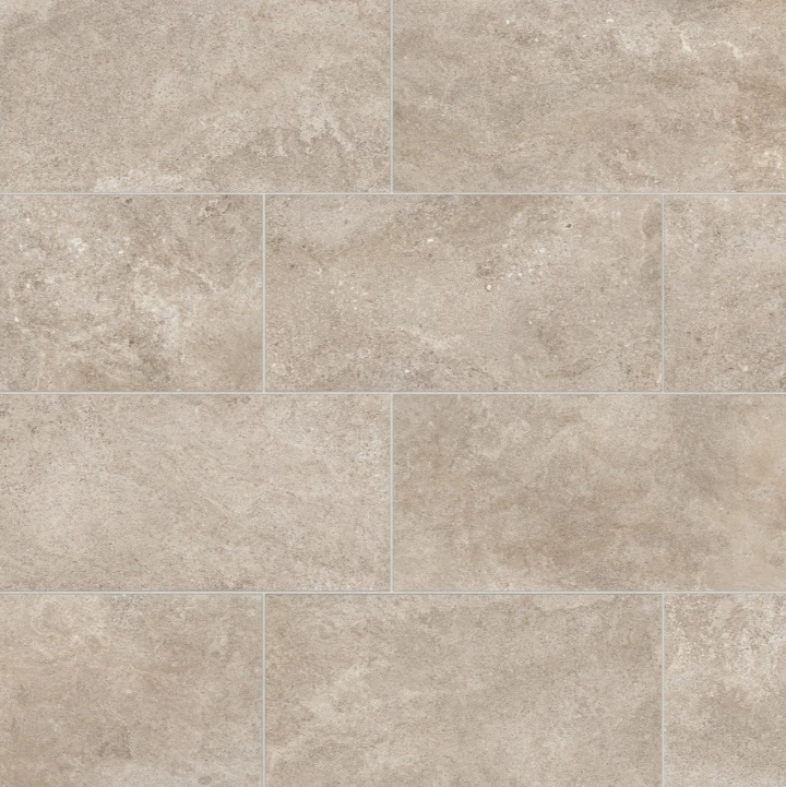 Honed Porcelain Field Tile in Walnut