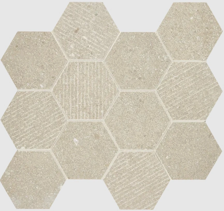 Intense Toffee Mixed Hex 4″ Mesh
