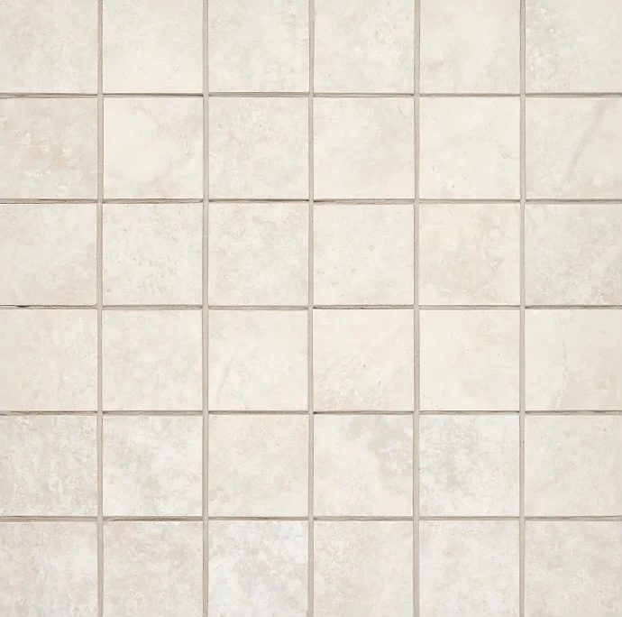 Invictus Ivory Cross Cut 2 x 2 Mosaic Mesh