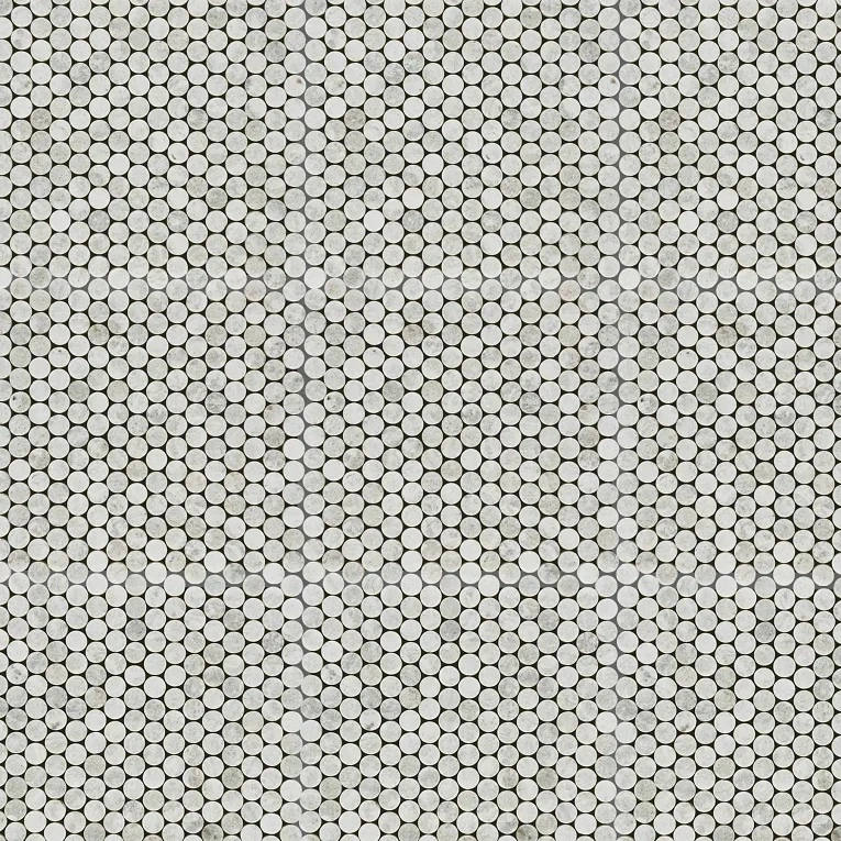 Jade Honed Penny Round 3/4 Mesh