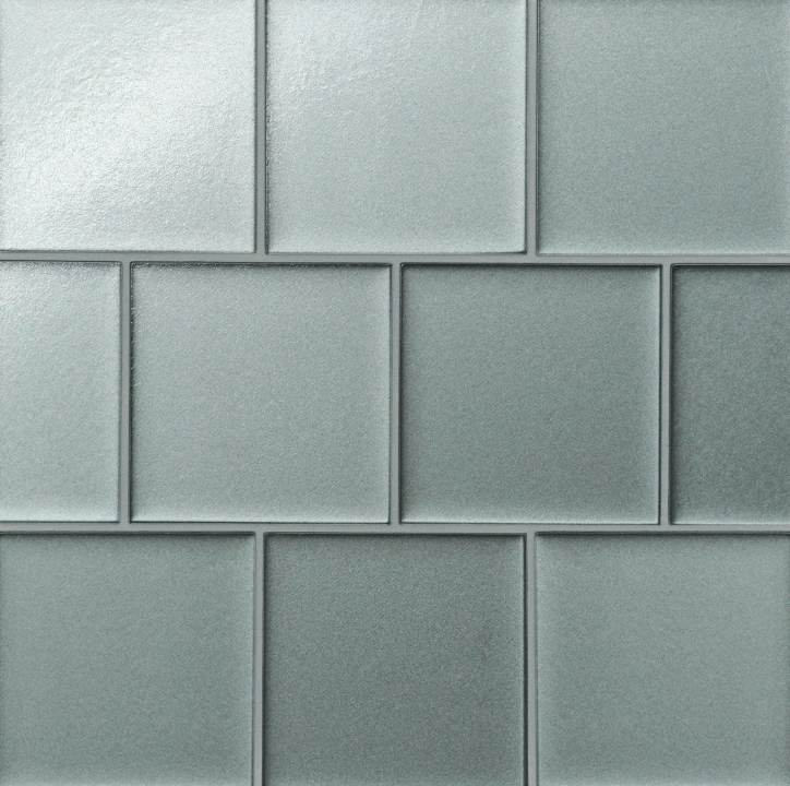 Matte Glass Field Tile in Light Green