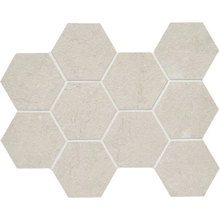 Lagos Ivory 4 Inch Hex Mesh