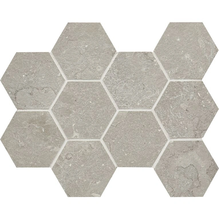 Lagos Light Grey 4 Inch Hex Mesh