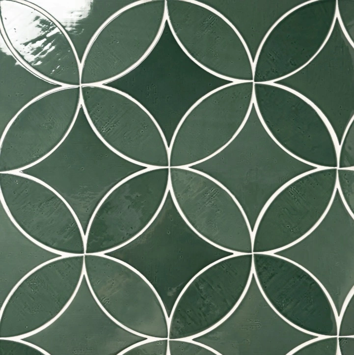 Legacy 3" x 8" Glossy Petal Porcelain Tile in Lagoon