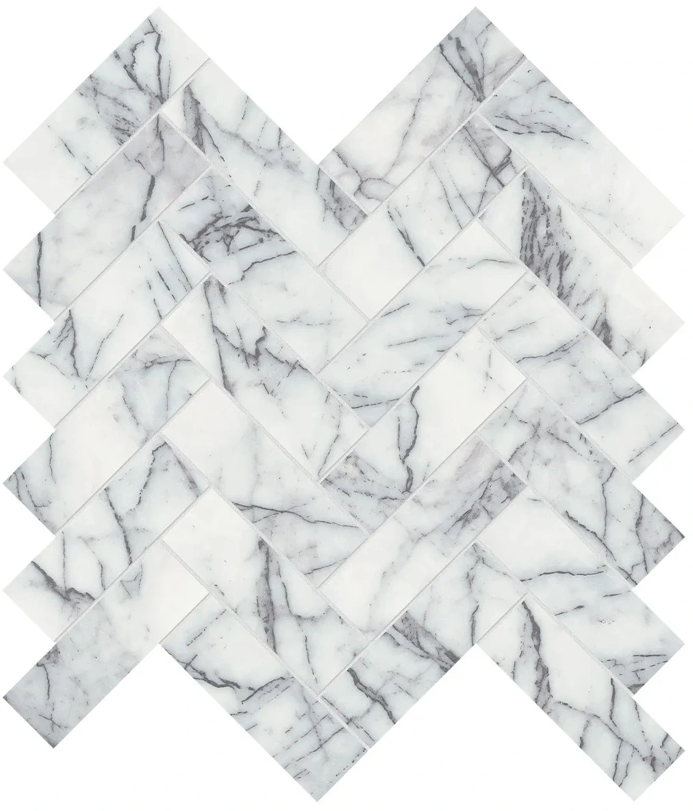 Lilac Volta Herringbone Mosaic