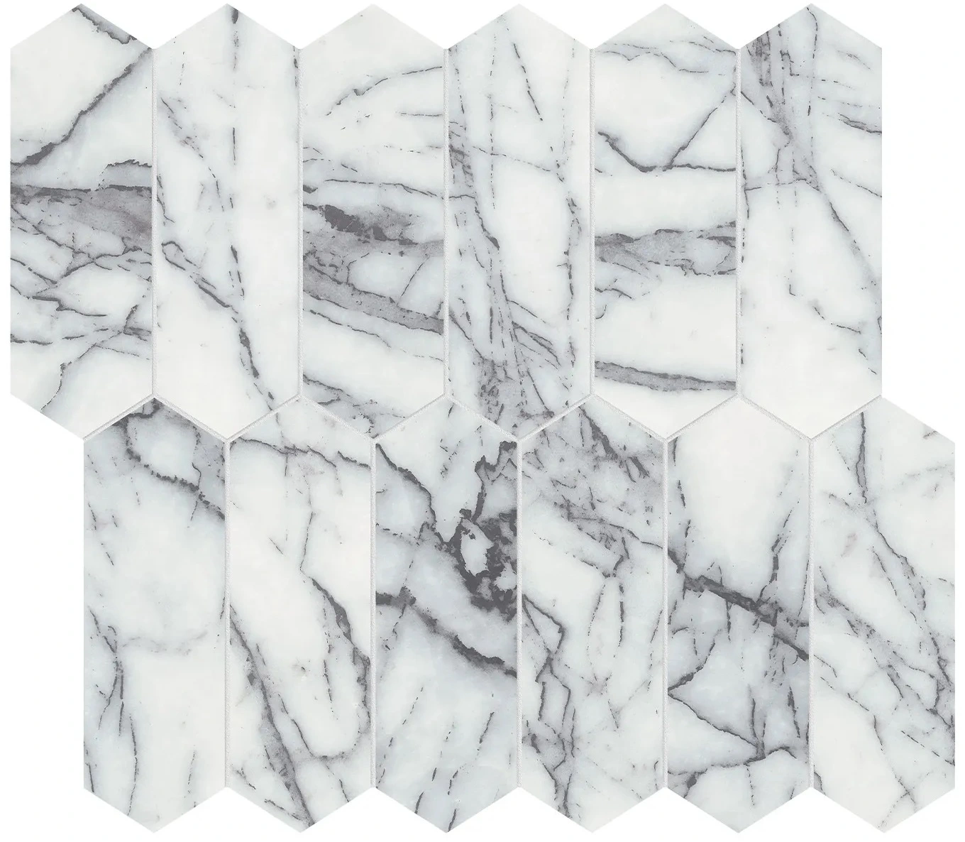 Lilac Volta Picket Mosaic