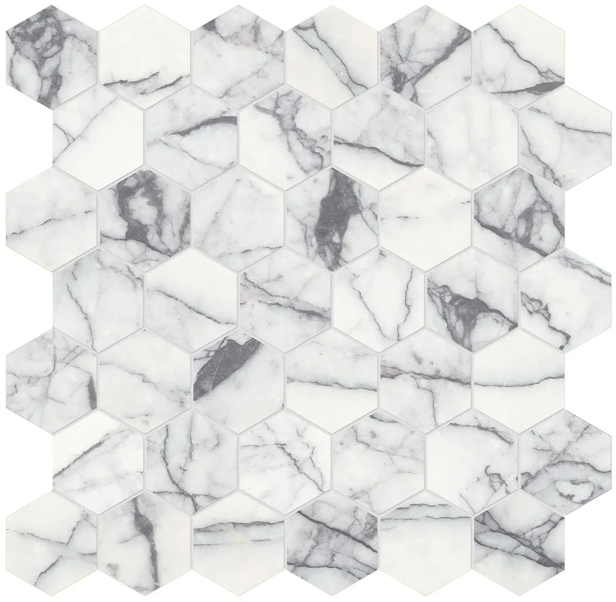 Lilac Volta Hexagon Mosaic