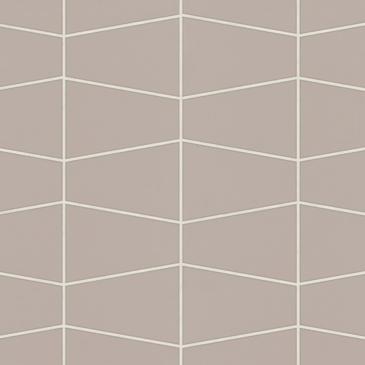 Marin Trapezoid Matte Porcelain Mosaic in Coastal Cliff Marin Trapezoid Matte Porcelain Mosaic in Coastal Cliff