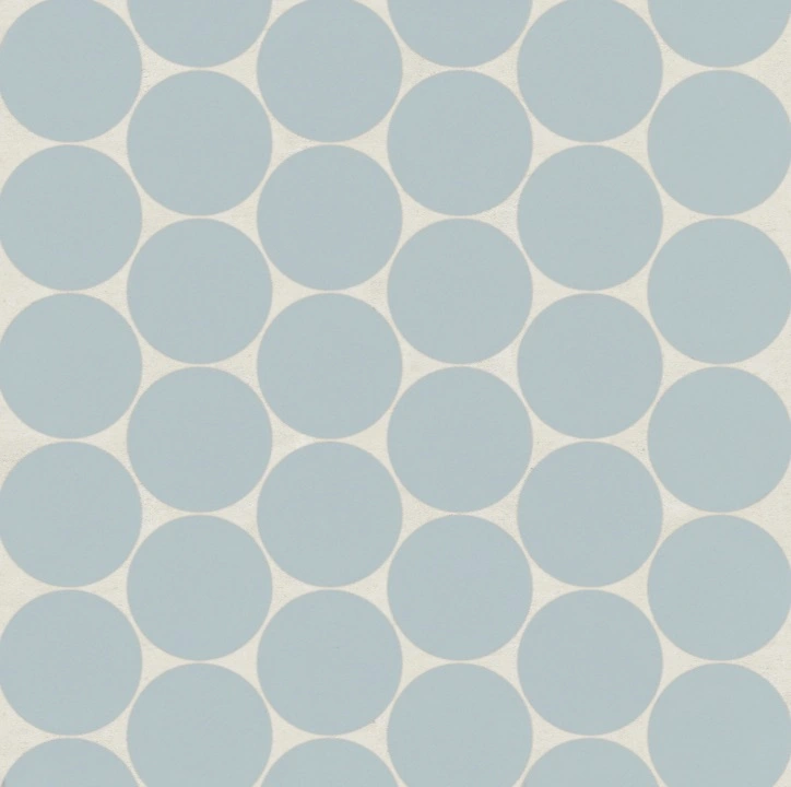 Marin 2" Penny Round Matte Porcelain Mosaic in Misty Blue