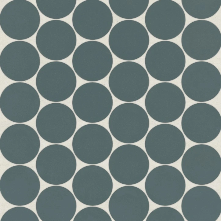 Marin 2" Penny Round Matte Porcelain Mosaic in Ocean Teal Marin 2" Penny Round Matte Porcelain Mosaic in Ocean Teal