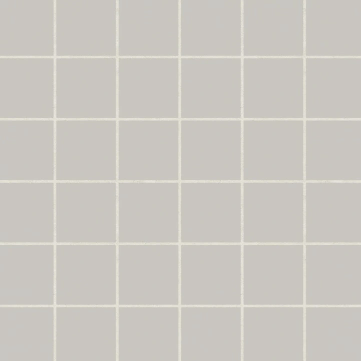 Square Matte Porcelain Mosaic in Pebble Gray