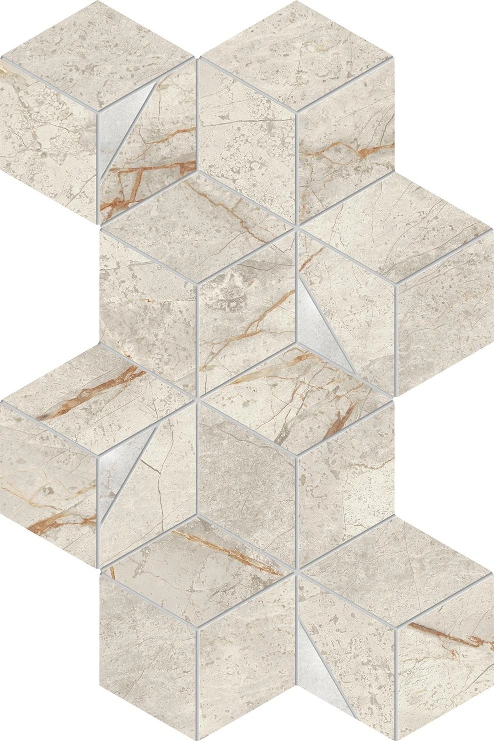 Marvel Diva White Everest Mosaico Hex Lapp.