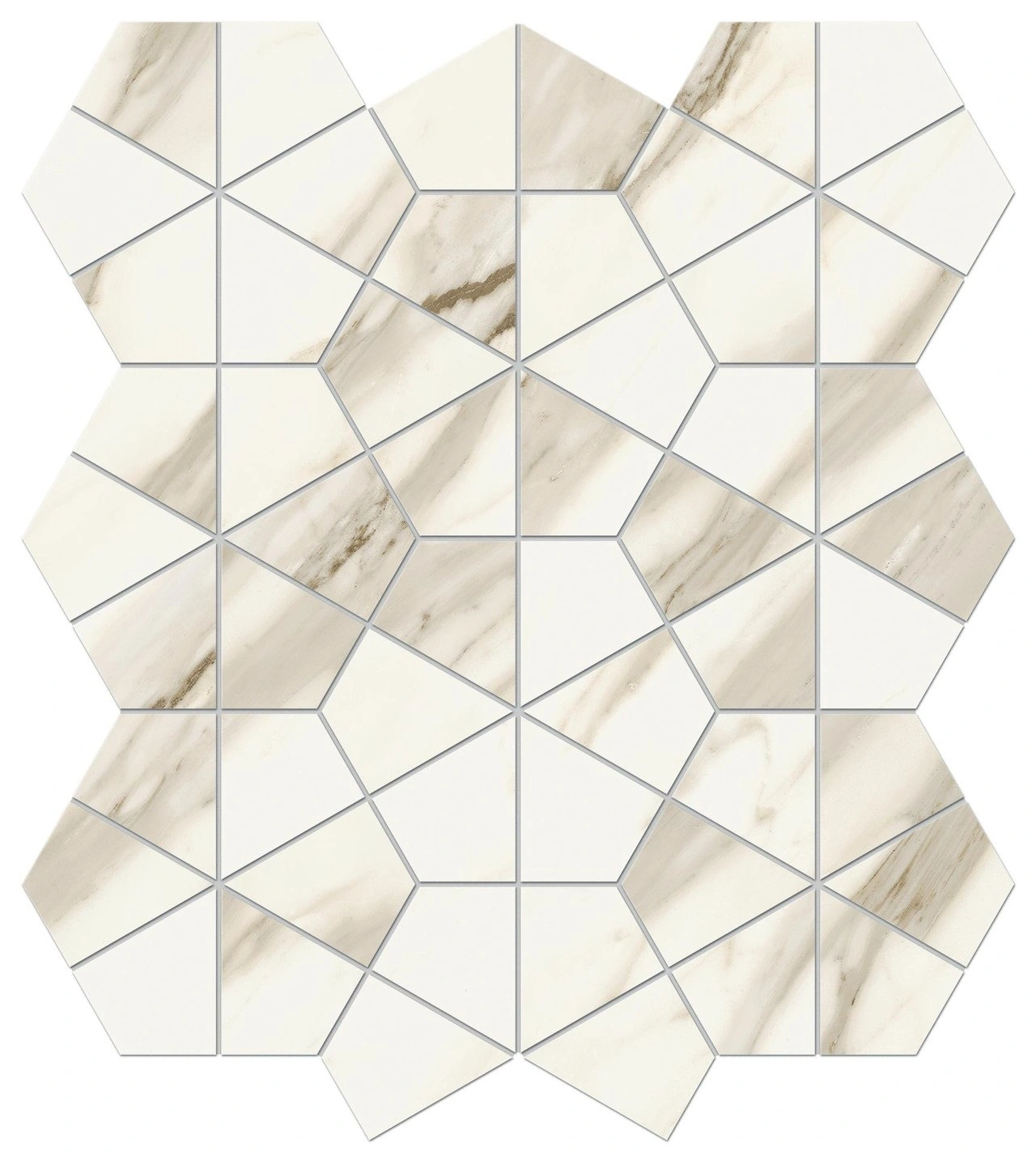 Calacatta Bernini Hexagon Lapp.