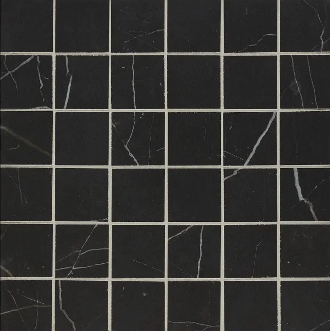 Marvel Black Atlantis Matte 2 x 2 Mosaic Mesh