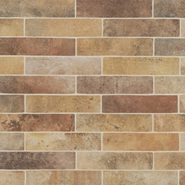 Matte Brick-Look Porcelain Field Tile in Yellowstone