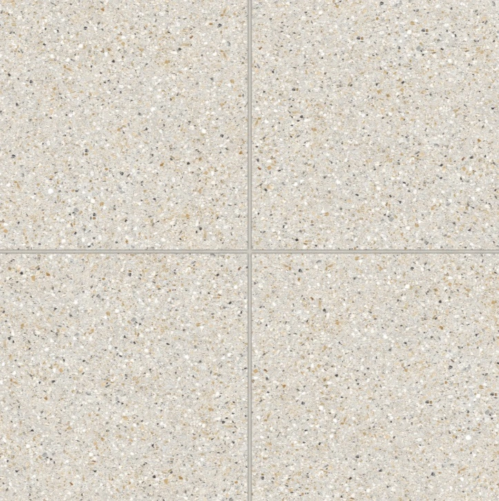 Mystere 24" x 24" Structured Porcelain Tile in Linen