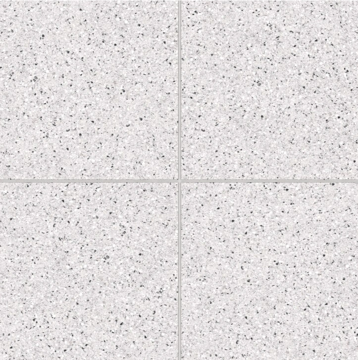 Mystere 24" x 24" Structured Porcelain Tile in White