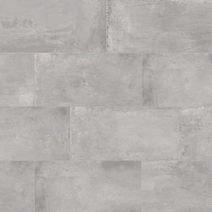 +One Matte Porcelain Field Tile in Ash