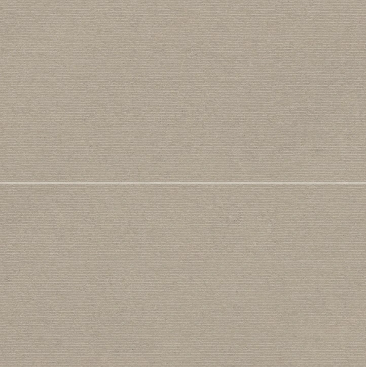 Poetry Stone 24" x 48" Satin Porcelain Deco in Ecru