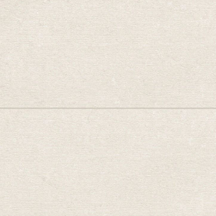 Poetry Stone 24" x 48" Satin Porcelain Deco in Ivory