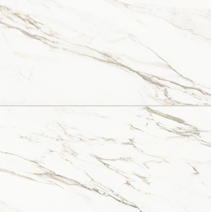 Honed Porcelain Field Tile in Calacatta Borghini Warm