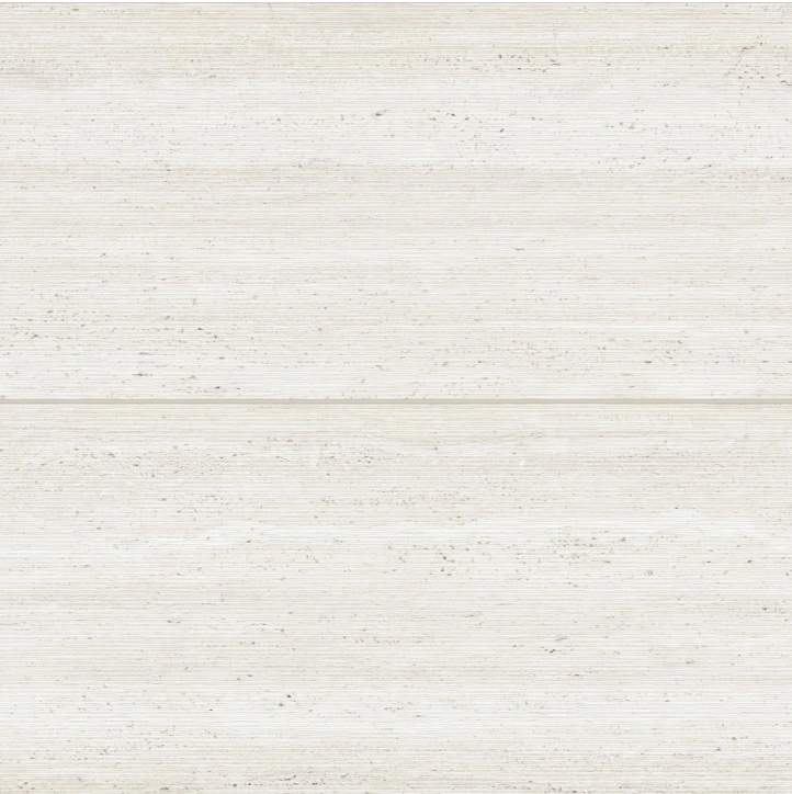 Sensi Roma 24" x 48" Satin Porcelain Wave Deco in White